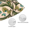 thumbnail image 3 of Kdxio Cotton Pillow Cases 16"x24" Pillowcases,Soft and Breathable Bedroom Pillow Cases-Butterflies And Peacock Feathers-No Pillow Core, 3 of 5