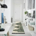 thumbnail image 4 of Yayeee Runner Rug for Bedroom 2'x6' Machine Washable Hallway Non Slip Mat, Christmas Stars, 4 of 8