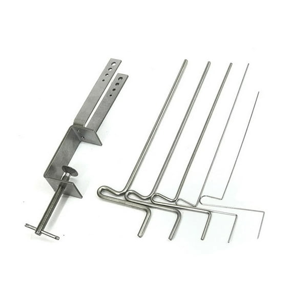 Stainless Steel Wire Coiling Tool Set Wire Winding Rod C Shaped Spring Making Tool Jewelry Winding Tool for Wire Jewelry