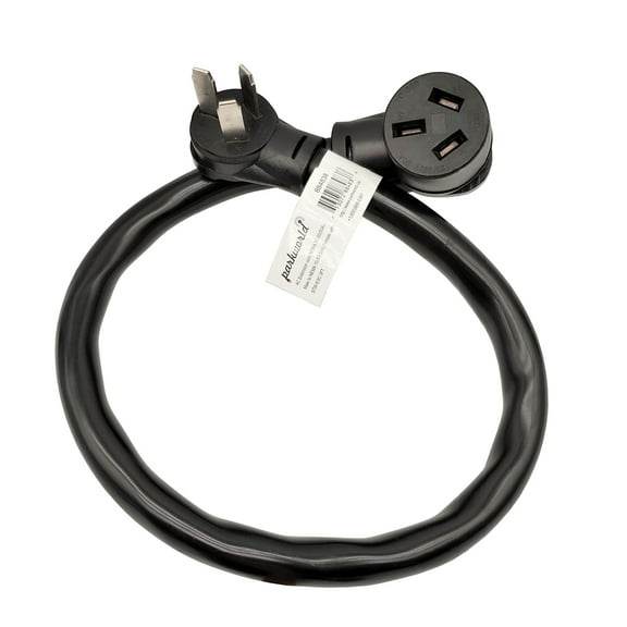 Parkworld 884838 Industrial NEMA 10-50 Extension Cord, 3-Prong, 50 AMP, 250 Volts, 12500 Watts. (3FT)