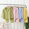 thumbnail image 2 of Conjuntos de pijamas para niñas y bebés, pijamas para niños, ropa de casa para niños, ropa de dormir de algodón para primavera y otoño, ropa interior para niños, pijamas, 2 of 3