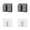 4Packs_Black&White, variant on Wall Mount Phone Holder with Adhesive, Space Saving Stand for Bedside