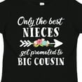 thumbnail image 4 of Inktastic Only the Best Nieces Get Promoted to Big Cousin Boys or Girls Toddler T-Shirt, 4 of 5