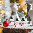 thumbnail image 6 of Uonlytech 30Pcs Black Resin Snowman Figurines Xmas Ornament for Home Office Decor, 6 of 6