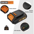 thumbnail image 5 of MAXXT 20V 2.0Ah Orange Lithium-Ion Battery Pack, Compatible with All MAXXT 20V Tools, Long-Lasting Endurance & Rapid Charging, 5 of 7
