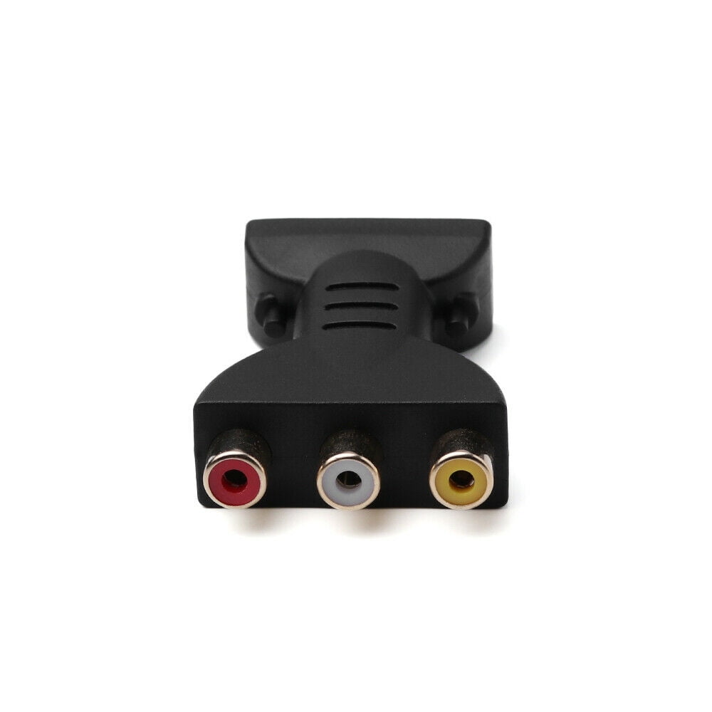 Hdmi Male To 3 Rca Video Audio Adapter Rgb Color Difference Component 