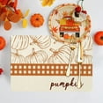 thumbnail image 2 of Bowayaoa Flax Linen Thanksgiving Placemat Set, Heat Resistant Table Mat for Dining Table, Washable & Reusable Holiday Table Decor, Orange Tabletop Protector, 2 of 7