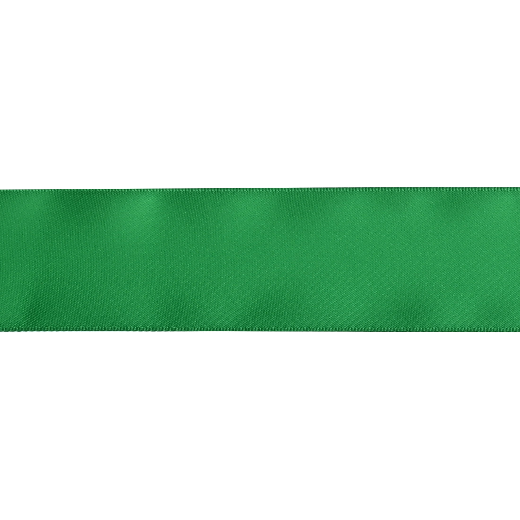 Gwen Studios 1.5" Green Satin Ribbon, 7 yards