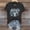 #01 Black, variant on T-Shirts for Womens Summer Clothing Fashion Denim Patchwork Printing Short Sleeve Shirts Solid Loose Round Neck Blouses Pullover