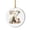 Z, variant on Name Ornaments for Christmas Tree, 3.15" Cute Deer Personalized Christmas Ornaments, Custom Initial Ornaments A-Z Letter Keepsake Gifts, 2D Acrylic Xmas Tree Decorations