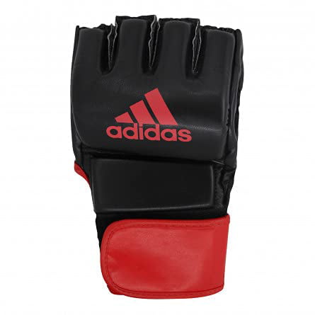 Adidas MMA Gloves Grappling Gloves, Black/Chromium Small, 4 oz. for Men Red, Women, Weight 
