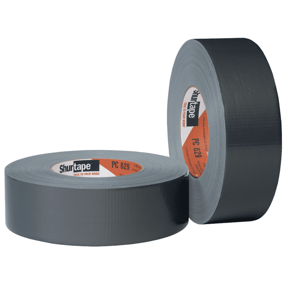 Shurtape Contractor-Grade Abatement Duct Tape (PC-629): 2 in. (48mm actual) x 60 yds. (Metallic Silver)
