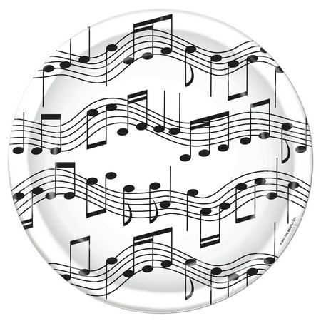 Music Notes Cake Plate