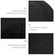 thumbnail image 5 of BRIGHTFUFU 1pc Sombrero de paja al aire libre sombrero sombrero sombrero tejido gorro de sol transpirable, 5 of 7