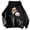 Black, variant on Bibifish Womens Cute Panda Stack Graphic Hoodies With Pocket Oversized Fit Casual Zoo Visits Family Outings Relaxing Adorable Outfits