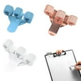 thumbnail image 5 of 3Pcs Triple Hole Pen Organiser Metal Pencil Storage Slots with Pocket Clip Adjustable Spring Rings for Notebook Uniform, 5 of 10
