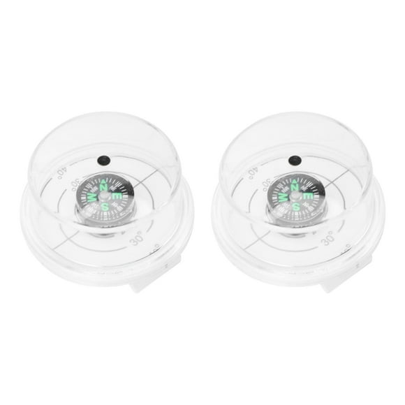 Luzkey Solar Angle Guide, Solar with Compass, Portable Solar Panel Accessories, Gauge Solar Inclinometer, Sun Angle , 2pcs