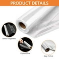 thumbnail image 3 of Tripumer Clear Cellophane Wrap Roll Thick Cellophane Roll 32 inch X 100 feet, 3 of 8