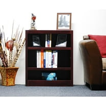 Concepts in Wood Book Shelf - Wood Bookcase Furniture 30 x 36" - Cherry