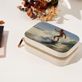 thumbnail image 7 of Surf Velvet Travel Organizer with Removable Compartment - Portable Jewelry Necklace Organizer Box - Gift, 7 of 7