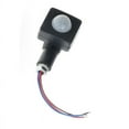 thumbnail image 2 of 3 sensores de movimiento IP65 de CA 85-265 V, interruptor PIR ajustable, luz LED ultrafina, detector de movimiento PIR para exteriores, 10 mm, color negro, 2 of 4