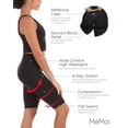 thumbnail image 3 of Wellfit Smoothing High-Waisted Scrunch Butt Shorts, S, Black, 3 of 9