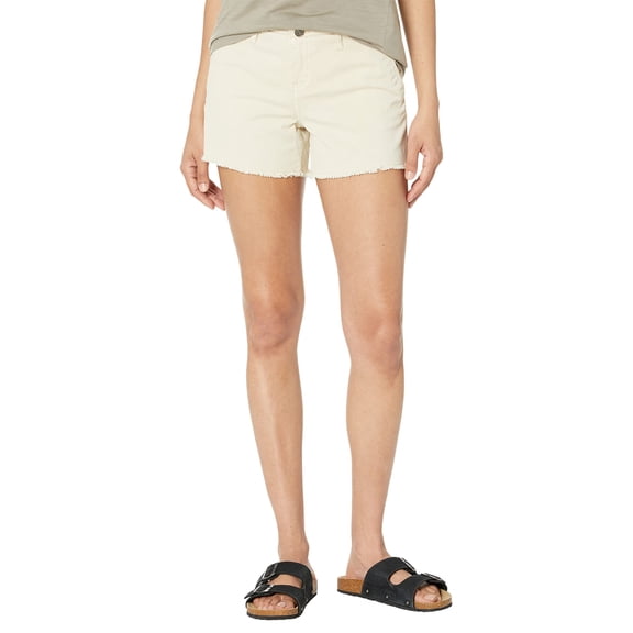 Prana 4" Sancho Shorts (Unisex, Chalk, 4, 4)