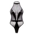 thumbnail image 3 of NECHOLOGY Ropa Interior Mujer Adulto Lencería Mujer Erótica Xl Body de lencería de peluche de piel sintética con cuello en V para mujer Negro Grande, 3 of 7