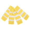 thumbnail image 7 of Unique Bargains Pack of 4 Dog Soft Knitted Socks Joint Protection Yellow White L, 7 of 7