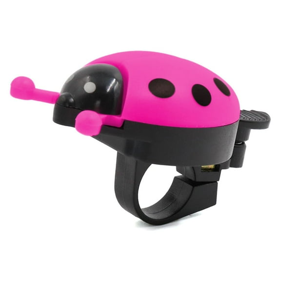 Unique Bargains Pink Plastic Beatle Style Bicycle Cycling Handlebar  Sound Alarm Bell