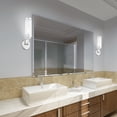 thumbnail image 3 of Livex Lighting Hillcrest 1-Light Modern Metal ADA Wall Sconce in Polished Chrome, 3 of 10
