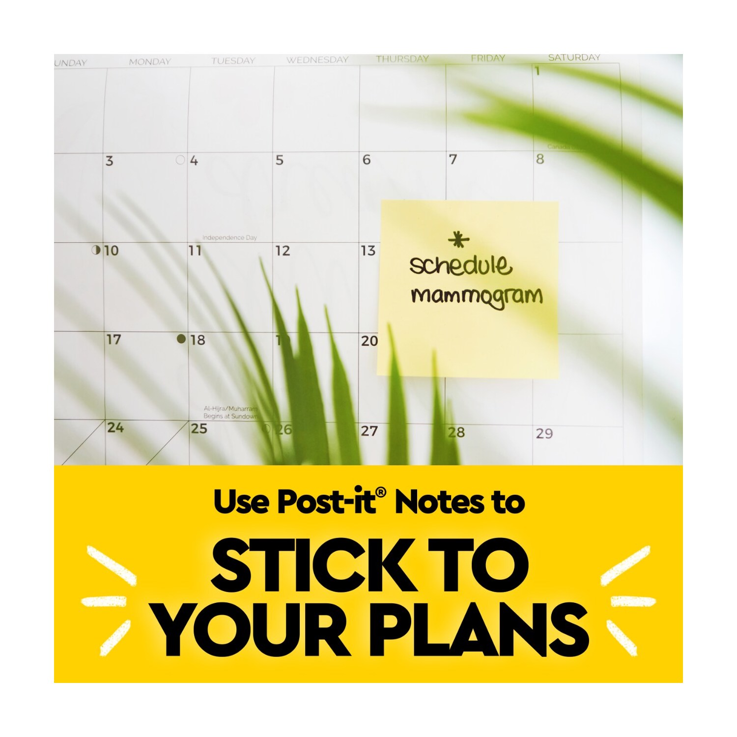 Post-it Sticky Notes Canary Yellow 3x3 16-Pack photo 6