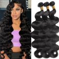 thumbnail image 1 of Hair Bundles MDL Body Wave, 45 cm, 3 paquetes, 100% brasileños, 1 of 6