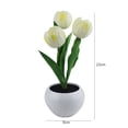 thumbnail image 1 of Lámpara de mesa de tulipán LED Luz de escritorio de cabecera segura para decoración de cafetería (D) Likrtyny Para estrenar, 1 of 8