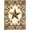 Tan Brown Beige, Pattern 1, variant on ODIKA 8'x10' Washable Area Rug Non-Slip Chair-Friendly Mat Cowboy Vintage Farmhouse Border Round Runway Themed Trailer Hooks Flowing for Dining Room, Large Office, Lounge