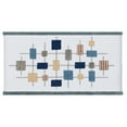 thumbnail image 2 of Authentic Hotel and Spa  Turkish Cotton Squares Embroidered Teal Blue 4-piece Bath Towel Set, 2 of 2