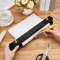 thumbnail image 3 of Acrylic Book Binding Press Machine Findings 15x1.5Inch Black Flat Paper Press Machine Acrylic Form Factor Padding Press, 3 of 6