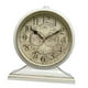 thumbnail image 5 of Reloj de mesa de diseño retro con números arábigos, elegante y silencioso. Blanco, 5 of 9