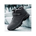 thumbnail image 4 of Gomelly Womens Mens Warm Casual Shoes Non-Slip Sneakers Plush Lined Walking Shoe Comfortable Winter Boot Outdoor Climbing Snow Boots Men's Gray 10, 4 of 9