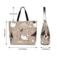 thumbnail image 5 of Balery Chicken Bolsa Tote Estilo Estético con Cremalleras, Bolsa de Hombro, Bolsa de Compras Grande y Plegable, 5 of 8