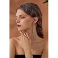 thumbnail image 4 of Pendientes de plata y oro Yashi estilo punk elegantes con borlas colgantes para mujer modelo 745, 4 of 5