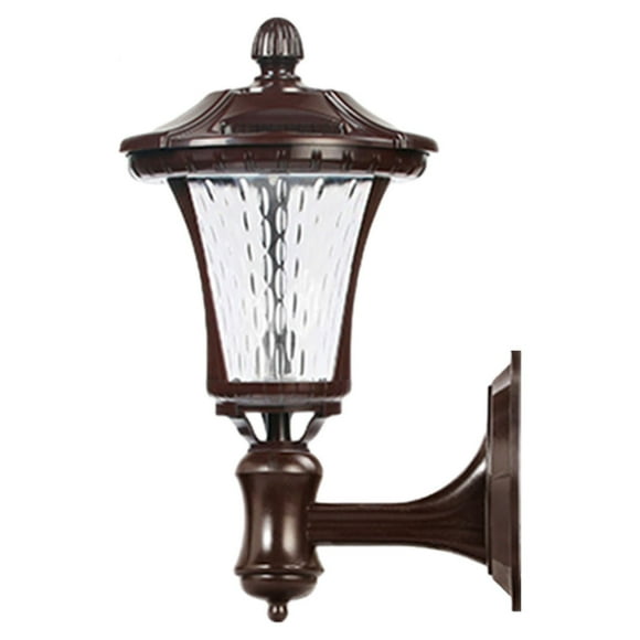 EGNMCR Solar Lights Outdoor, Outdoor Lights, Solar Outdoor Garden Lights Decorative Lights Home Outdoor Garden Villa Fence Light Control 2 LED Wall Lights Lampshade High Translucent Wall Solar Lights