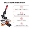 thumbnail image 3 of Five-Pointed Star Badge Machine Set Button Cutting Machine for 58*58mm Badge Making ,Easy to Use, 3 of 5