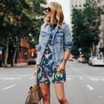 thumbnail image 4 of Vsdgher Robes d'Été Imprimé Dinosaure pour Femmes Robe de Plage Décontractée Col en U Sans Manches Robe d'Été Ample avec Poche, 4 of 7