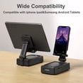 thumbnail image 5 of Regalos para hombres y mujeres, soporte para teléfono con altavoz Bluetooth BT5.3, regalos para él papá que lo tiene todo, soporte para teléfono con altavoz inalámbrico para iPhone/Android/Tablet, gad, 5 of 5