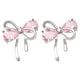 thumbnail image 1 of 1 par de pendientes de lazo para mujer, pendientes de lazo, pendientes elegantes para mujer, joyería, 1 of 6