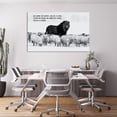thumbnail image 3 of Black and White Gray Lion Inspirational Canvas Wall Art, Motivational Painting Home Decor, Success Entrepreneur Poster Home Modern Decoration Framed Ready To Hang, 3 of 6