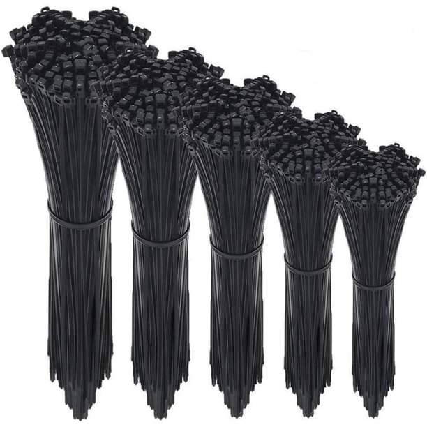 Brida de nailon autoblocante de 100 mm x 5,8 mm, muy adecuada para el hogar, la oficina, el garaje y el taller.