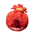 thumbnail image 1 of Sombrero de peluche con forma de bolsa , divertido sombrero de disfraz para fiestas de cosplay, carnavales, niños y niñas, 1 of 5