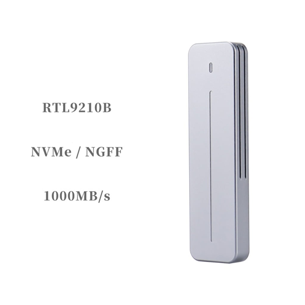 RTL9210B Dual-protocol M.2 NVMe/ SSD Case Hard Drive Disk Cover 10Gbps Storage Box for 2280/2260/2242/2230